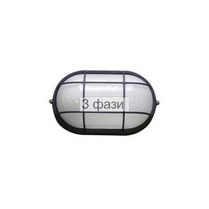 Овал белый / черный с реш   0202 100W