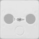 Панель для ТВ/ТВ-САТ белая OPTIMA