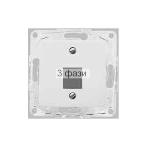 Розетка д/устан RJ-12/RJ-45 WE белая OPTIMA