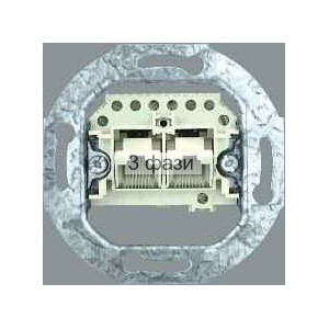 Розетка телеф 2хRJ-45 (паралельная)