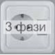 Розетка с з/к + универс выключатель с рамкой белая REGINA 10А / 230В 