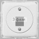 Корпус д/установки 1хRJ-12/RJ-45 WE белая REGINA