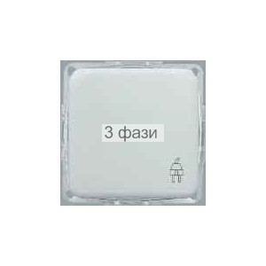 Розетка с з/к с крышкой сл кость REGINA 16А/230В 