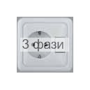 Розетка с з/к + универс выключатель с рамкою сл кость REGINA 10А / 230В 
