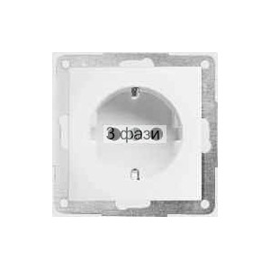 Розетка с з/к сл кость FIORENA  16А/250В 