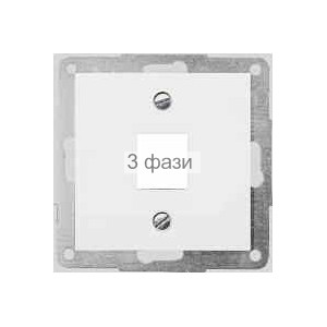 Корпус 1хRJ-12/RJ-45 WE металл-matt FIORENA