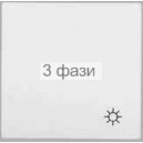 клавиша 1-я "Свет" антрацит-matt FIORENA